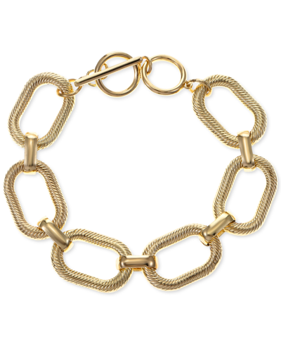 Shop Alfani Gold-tone Chunky Oval Chain Link Bracelet, Created For Macy's