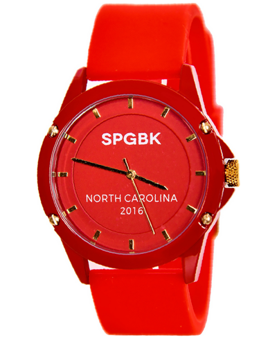 Shop Spgbk Watches Unisex 71st Red Silicone Strap Watch 44mm