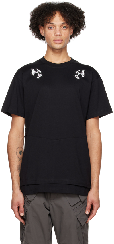 Shop Acronym Black Layered T-shirt