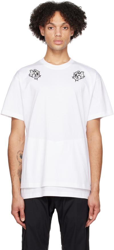 Shop Acronym White Layered T-shirt