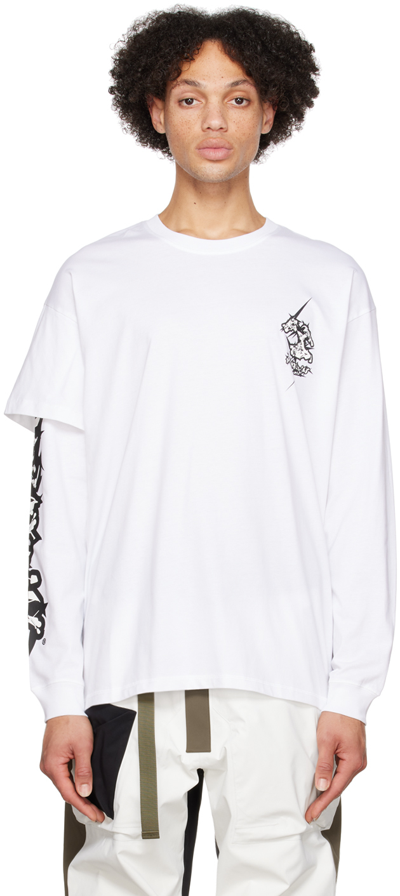 Shop Acronym White Layered Long Sleeve T-shirt