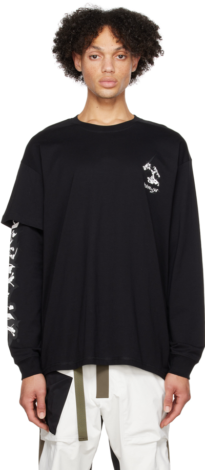 Shop Acronym Black Layered Long Sleeve T-shirt