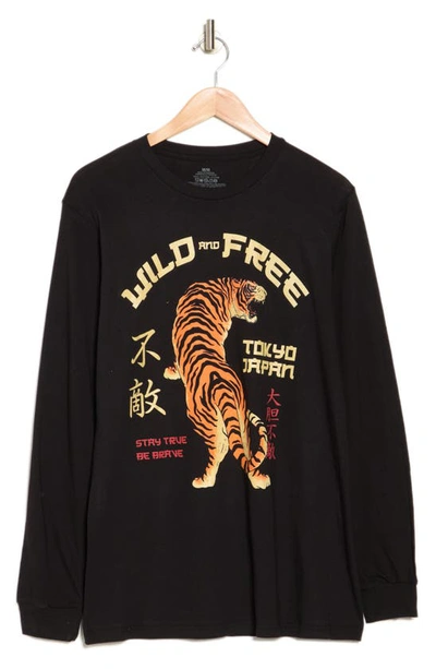 T-shirt Wild Free Tiger, Cool Tiger Print Shirt
