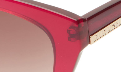 Shop Isaac Mizrahi New York 56mm Cat Eye Sunglasses In Pink