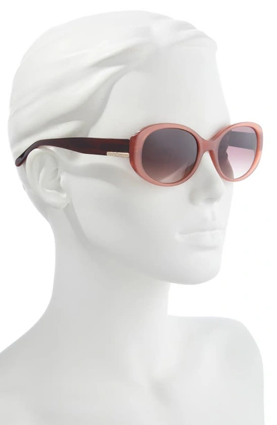 Shop Isaac Mizrahi New York 56mm Modified Round Sunglasses In Pink