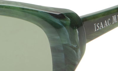 Shop Isaac Mizrahi New York 56mm Fox Sunglasses In Green
