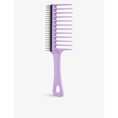 Shop Tangle Teezer Wide Tooth Comb In Lilac & Black