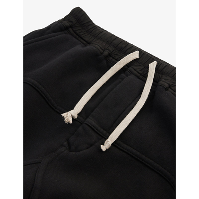 Shop Rick Owens Prisoner Cotton-jersey Jogging Bottoms 4 – In Black
