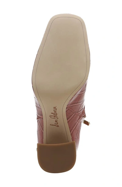 Shop Sam Edelman Codie Square Toe Bootie In Rose