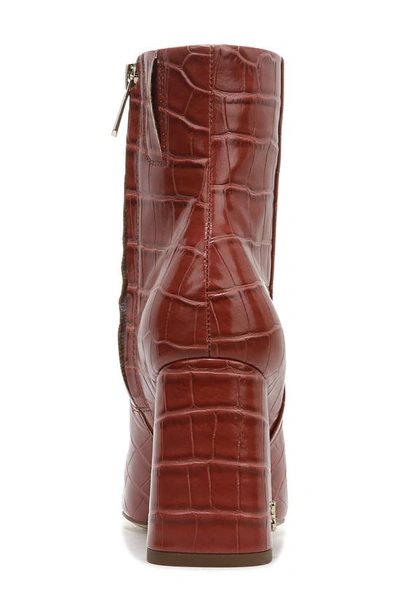 Sam Edelman Fawn Block Heel Bootie In Rose