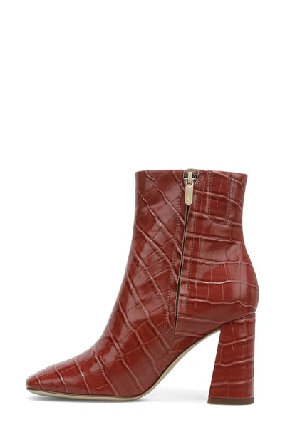 Shop Sam Edelman Codie Square Toe Bootie In Rose