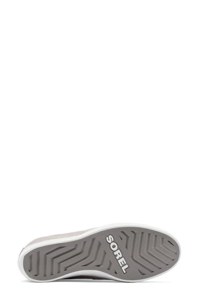 Shop Sorel Out N About Slip-on Wedge Shoe Ii In Chrome Grey/ White