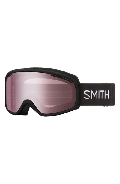 Shop Smith Vogue 154mm Snow Goggles In Black / Ignitor Mirror