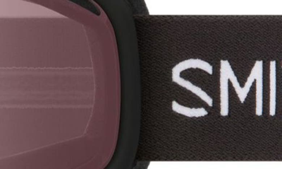 Shop Smith Vogue 154mm Snow Goggles In Black / Ignitor Mirror