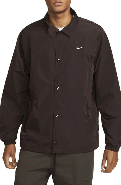 Men's Sportswear Authentics Coaches Jacket In Brown