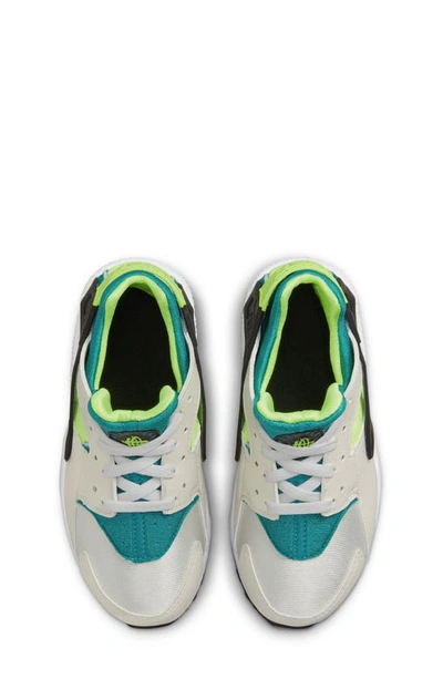 Shop Nike Air Huarache Sneaker In Phantom/ Spruce/ Black/ Volt