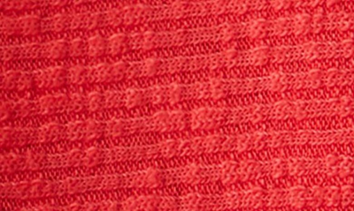 Shop Free People Casey Rib Tunic Sweater In Fiery Red