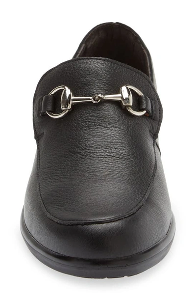 Shop Naot Bentu Bit Loafer In Soft Black Leather