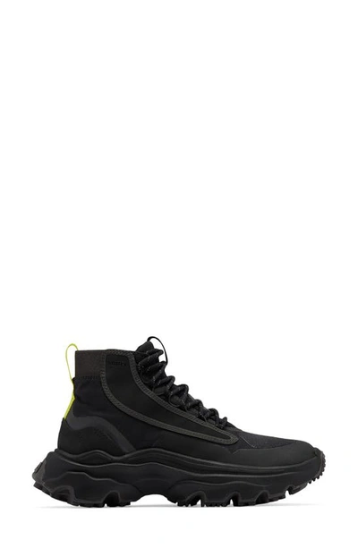 Shop Sorel Kinetic Breakthru Venture Waterproof Sneaker In Black/ Jet