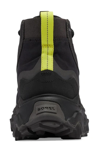 Shop Sorel Kinetic Breakthru Venture Waterproof Sneaker In Black/ Jet