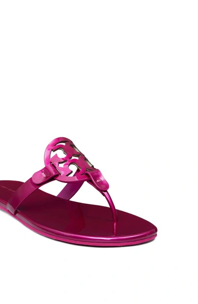 Shop Tory Burch Miller Soft Sandal In Hot Pink