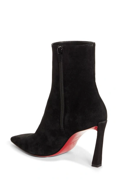 Christian Louboutin Condora Pointed Toe Bootie In Black