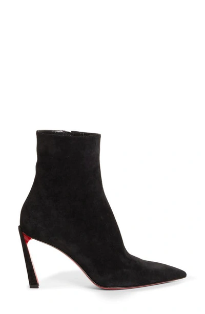 Christian Louboutin Condora Pointed Toe Bootie In Black