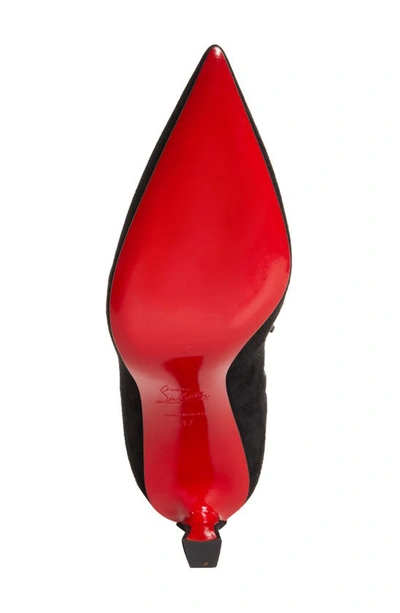 Christian Louboutin Condora Pointed Toe Bootie In Black