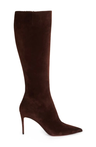 Christian Louboutin So Kate Pointed Toe Boot In Expresso