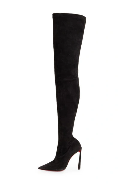 Shop Christian Louboutin Condora Over The Knee Boot In Black