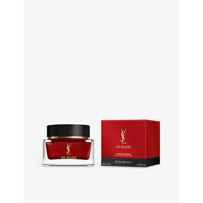 Shop Saint Laurent Yves  Or Rouge Crème Essentielle Refillable