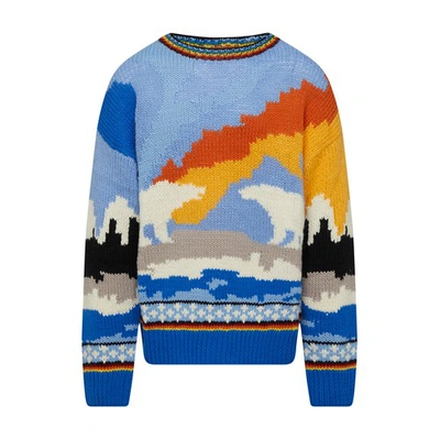 Shop Dsquared2 Bears Dawn Pullover In Color Mix
