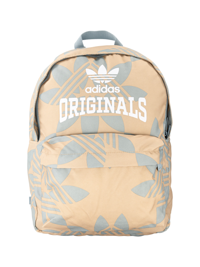 Shop Adidas Originals Kids Backpack In Beige