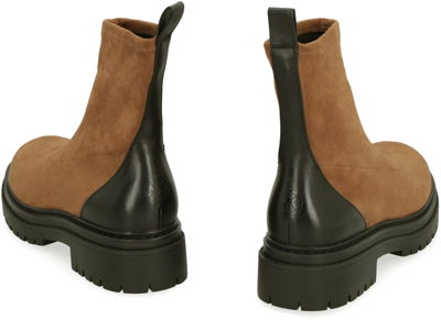 Shop Michael Michael Kors Eco-suede Ankle Boots In Brown