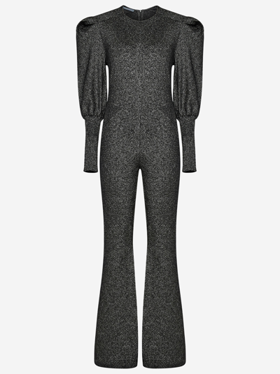 Shop Alberta Ferretti Jumpsuit In Silver