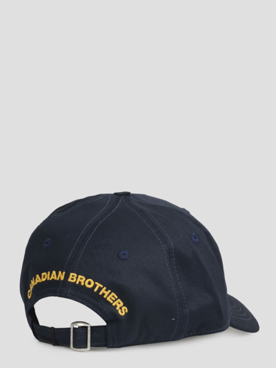 Shop Dsquared2 Dsq2 1964 Baseball Cap In Blue