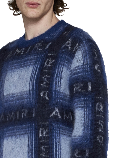 Shop Amiri Sweater In Blue