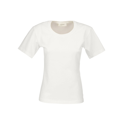 Shop Max Mara Sportmax Zaino T-shirt In White