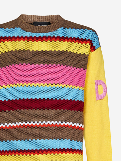 Shop Dsquared2 Sweater In Multicolor