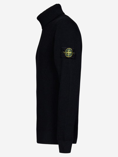 Shop Stone Island Sweater In Black