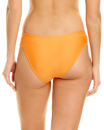 Shop Vyb Vitals Hi-leg Bikini Bottom In Orange