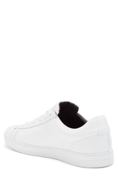 Shop Bruno Magli Diego Leather Sneaker In White