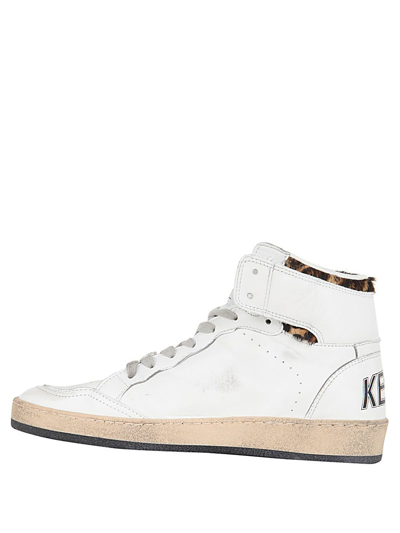 Golden Goose Sky Star Sneakers In Leather With Horse Star
