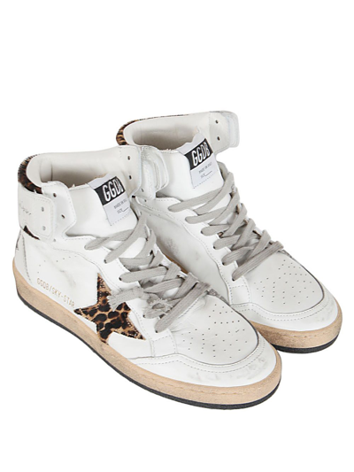Golden Goose Sky Star Sneakers In Leather With Horse Star