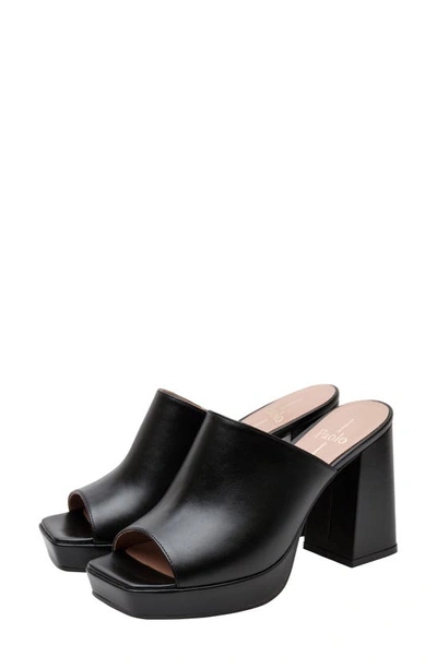 Shop Linea Paolo Elle Platform Sandal In Black