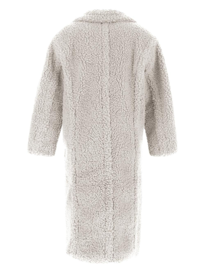Shop Ugg Gertrude Long Coat In White