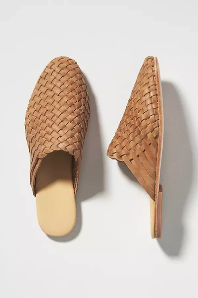 Shop Nisolo Go-to Woven Flats In Yellow