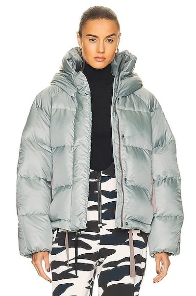 Shop Holden Short Down Puffer Jacket In Slate Gray