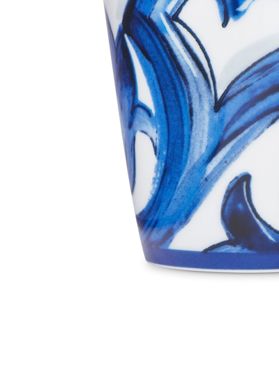 Shop Dolce & Gabbana Archive-print Porcelain Mug In Blue