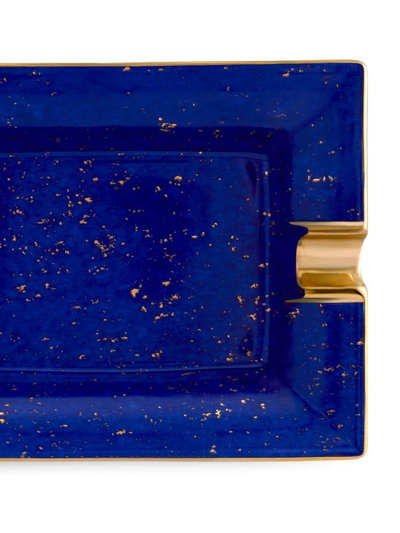 Shop L'objet Lapis Porcelain Tray In Blue